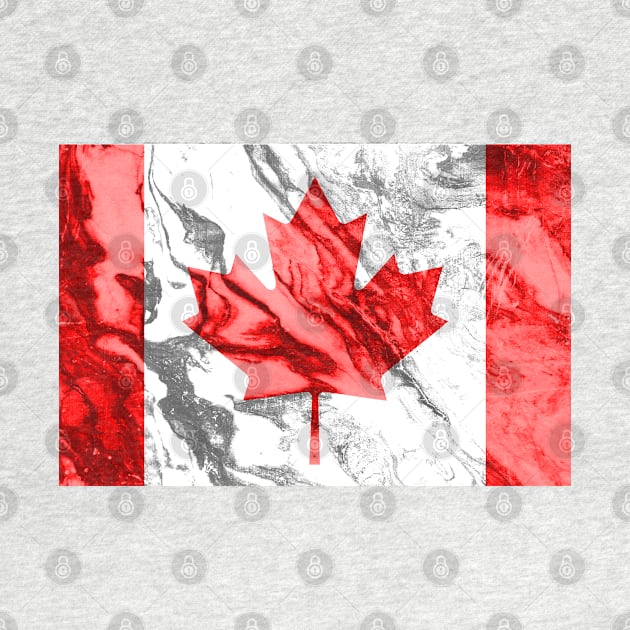 Flag of Canada - Marble texture by DrPen